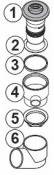 6541-143 Gasket: Toggle Outer Shell 