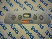 103748 Overlay: 2006-2008 Coleman Standard 4 Button Base Model Spas !!! OBSOLETE !!!