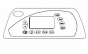 6600-866 Control Panel: 2001-2004 Grey 850 Maaxus (3-Pump)