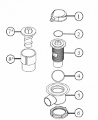 6540-377 Air Controls Light RIngs: Body and Stem (2007+)