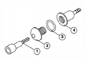 6540-234 Ultem Injector (1988-1995) !!! OBSOLETE !!!