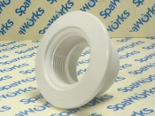 6540-136 Wall Fitting: Heater Return (white) (1997-2000)