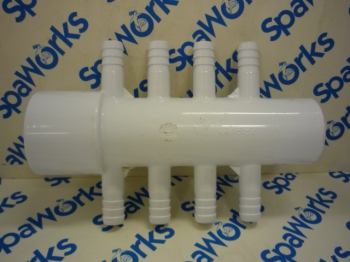 100547 Air Control: Manifold, 1" x 3/8" Barbed 8-Port