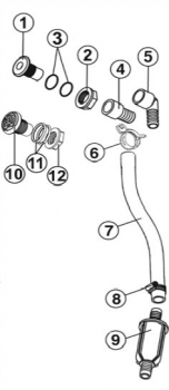 6540-065 Adapter: .75" Slip x .75" Barb (+2002)