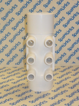 100720 Manifold 6 Port 2"x3/4" Barb Slip x Slip Water