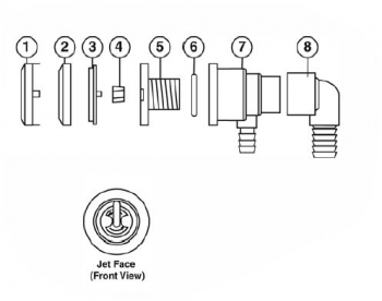 6540-309 Escutcheon SS: Pulsator Jet (2000-2007)