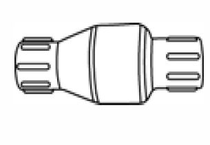 6541-386 Valve: 2" Check valve Slip x Spigot Magnetic (2005+)