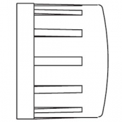 Cap: 3/4in