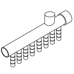 Manifold: Air 8 Barb 3/8in x 1